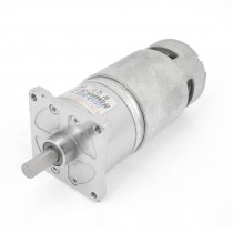 100RPM DC 12V 7mm Shaft Dia 2 Pin Speed Reduction Geared Motor