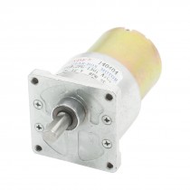 Cylinder 3mm Thread Hole Dia Magnetic Gear Box Motor DC12V 20RPM