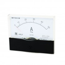 44L1 AC 0 -50A Plastic Case Vertical Mounted Panel Analog Ammeter Amperemeter