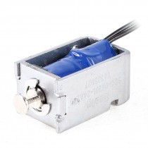 1mm 350g 6mm 80g Push Type Linear Lift Electromagnet Solenoid DC 24V 0.1A 2.4W