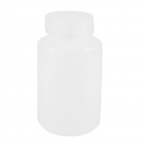150mL 5 oz White Plastic Cylinder Shaped Chemical Reagent Bottle