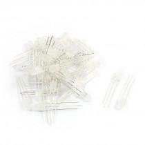 50 Pcs DC 1.8V-2.0V Common Anode Red Green F5 LED Light Emitting Diodes 5mm Dia