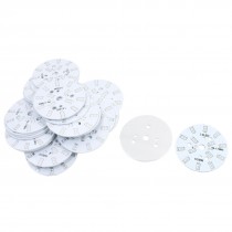 30Pcs 50mm Circle Aluminum PCB Circuit Board for 14 x 1/2W 5730 SMD LED