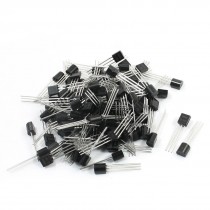 100 Pcs TO-92 Package PNP Silicon Transistor 40V 0.5A 0.625W