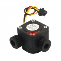 G1/2 Water Flow Hall Sensor Flowmeter Counter 1-30L/min 1.75Mpa DC3-18V