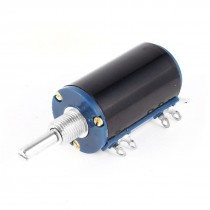 WXD3-13-2W-4K7 4.7K ohm 2W 4mm Shaft Multiturn Rotary Wire Wound Potentiometer