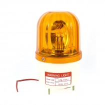 Industrial DC24V Flash Siren Emergency Rotary Warning Lamp Yellow