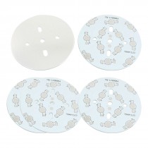 5Pcs 12 x 1W 3W LED High Power Circle Aluminum PCB Circuit Board 78mm Dia
