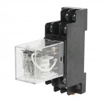 Spare Parts HH52P DC 24V 2NO 2NC General Purpose Power Relay w Base Socket