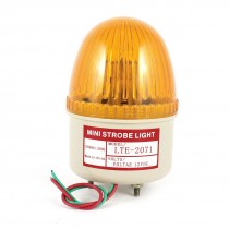 Industrial DC 12V LED Flash Strobe Light Emergency Warning Lamp Yellow LTE-2071