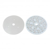 2Pcs 108mm Circle Aluminum PCB Circuit Board for 36 x 1W 3W LED in Series