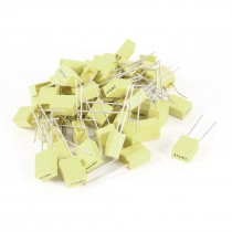 50 Pieces 63V 0.47uF 470NF Metal Radial Lead Box Type Film Correction Capacitors