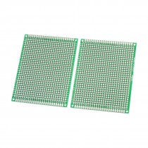 Fr 4 Double Side DIY Experiment Matrix PCB Universal Board 9cm x 7cm 2pcs