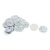 30Pcs 40mm Circle Aluminum PCB Circuit Board for 10 x 1/2W 5730 SMD LED