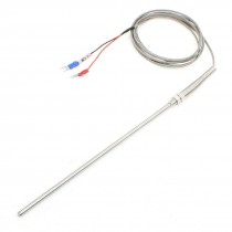 2M 6.6Ft Cable 5 x 200mm Sensor K Type Temperature Thermocouple Probe