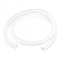 1.8 Meters 25mm Dia White Plastic Flame Retardant Corrugated Hose