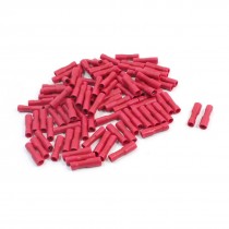100pcs 22-16AWG Red Plastic Coated Spade Crimp Connector Insulated Terminal