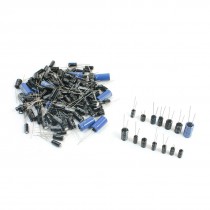 140Pcs 14 Values 105C Radial DIP 0.47uF-2200uF Electrolytic Capacitors