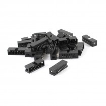 25pcs DC3 16P 2x8 Pins 2 54mm Pitch Straight Connector Pin IDC Box Headers