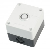 Warm White Light SPDT 5-Pin Momentary Push Button Station Switch Box AC 220V 5A