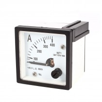 AC 0-400A Measuring Range Panel Mounting Ammeter Ampere Meter 99T1 48mm x 48mm