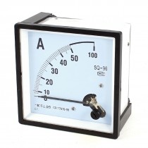 AC 0-50A Measuring Range Panel Mounting Ammeter Ampere Meter SQ-96 96mm x 96mm
