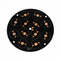 112mm Dia 12 x 1W/3W/5W In Series LED Power Aluminum PCB Circuit Board