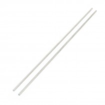 2Pcs 2mm Dia DIY Model Stainless Steel Circular Round Rod Bar 7.1" Long