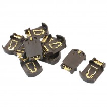 CR2032 Coin Cell Plastic Button Battery Socket Holder Case SMD SMT 10 Pcs
