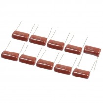 10Pcs 0.47uF 474J 630V Radial Type DIP Metallized Polypropylene Film Capacitors