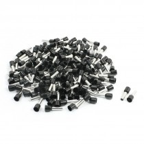 0.5" Long Tube Black Pre Insulate Ferrule Terminals E6012 190Pcs for 10AWG Cable