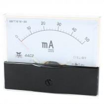 Measurement Tool Analog Panel Ammeter Gauge DC 0 - 50mA Measuring Range