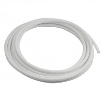 Industry 16 Ft Length 0.28" Inner Diameter White Flexible Plastic Pipe