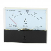 Fine Turning Dial Panel Ammeter Tester AC 0 - 250A Measuring Range 44L1