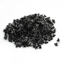 500Pcs 4.5x4.5x6mm 4Pin PCB Mount Momentary Tactile Button Switches