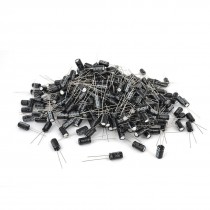 1000 Pcs 6mm x 11mm 100UF 25V Polarized Radial Electrolytic Capacitor