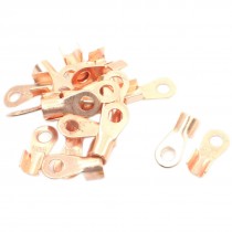 20pcs 80A Ring Tongue Cable Wiring Welding Copper Connector Terminal