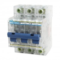 AC400V 32A 4000A 3-Pole Overload Protection Circuit Breaker DZ47-60 C20