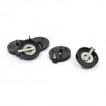 5Pcs 2Pin Plastic CR2430 Coin Cell Button Battery Holder Socket