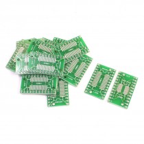 15Pcs SMD SOP24 SSOP24 TSSOP24 0.65mm/1.27mm to DIP 2.54mm PCB Board Adapter