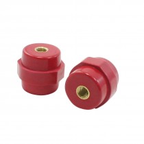 2 x SM30 0.32" 8mm Dia Female Brass Thread Bus Bar Insulator Separator