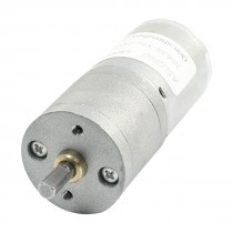 GA25-370 DC 24V 17RPM 4mm Shaft Cylinder Shaped Speed Reducing Gear Motor