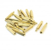 20 Pcs M3 x 20mm x 26mm Male to Female PCB Hexagonal Nut Standoff Spacer