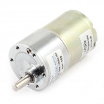 DC 24V 0.33A 2.6kg.cm Torque 37mm Dia Magnetic Gear Box Motor 100 RPM