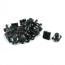 25Pcs Momentary Tact Tactile Push Button Switch 12x12x9mm 4-pin DIP