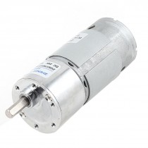 DC 24V 300RPM 6mm Shaft Dia Cylinder Magnetic Electric Geared Box Motor