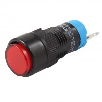 AC 110-380V Self-locking Red Round Head Panel Mount Push Button Switch