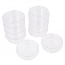 Clear Plastic Cylinder Shaped Cell Culture Dish 35mm Diameter 10 Pcs