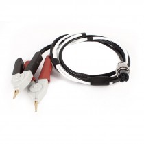 XLR 5Pin Female to Dual Alligator Clip Test Lead Probe Cable 90cm 3Ft