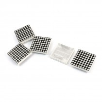 5pcs 8x8 4mm Dot Matrix Common Cathode Red LED Display Modules 1588BS